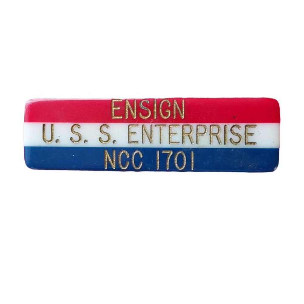 Star Trek Rank Badge: Ensign U.S.S. Enterprise
